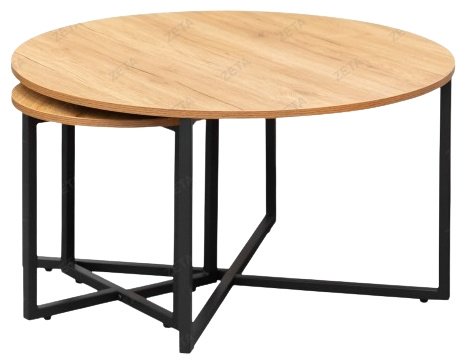 Стол классический CT8040, 80x80x43.5 см, коричневый, черный купить,NaN