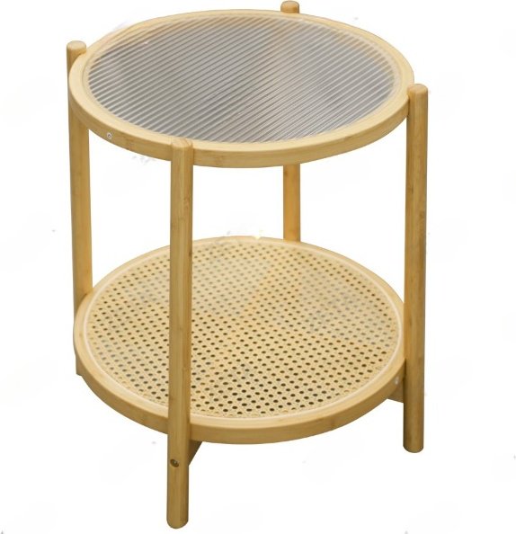 Журнальный столик ZETA SJ24005, 50х50x57 см, бежевый купить,NaN