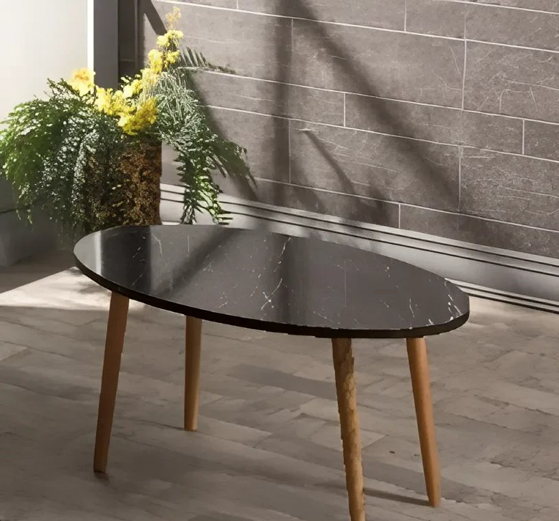 Журнальный столик Zigon, 89.5x50x41.5 см, черный купить,NaN