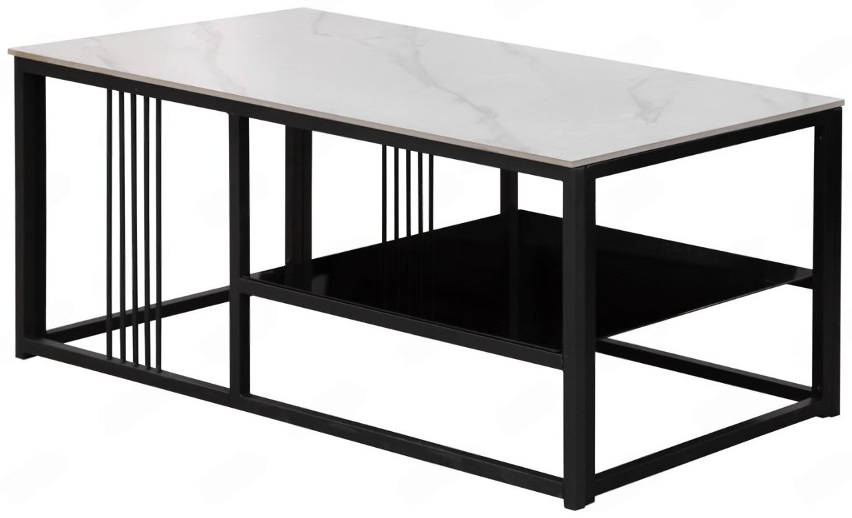 Журнальный столик C022, 130.5x70.5x54.5 см, белый купить,NaN