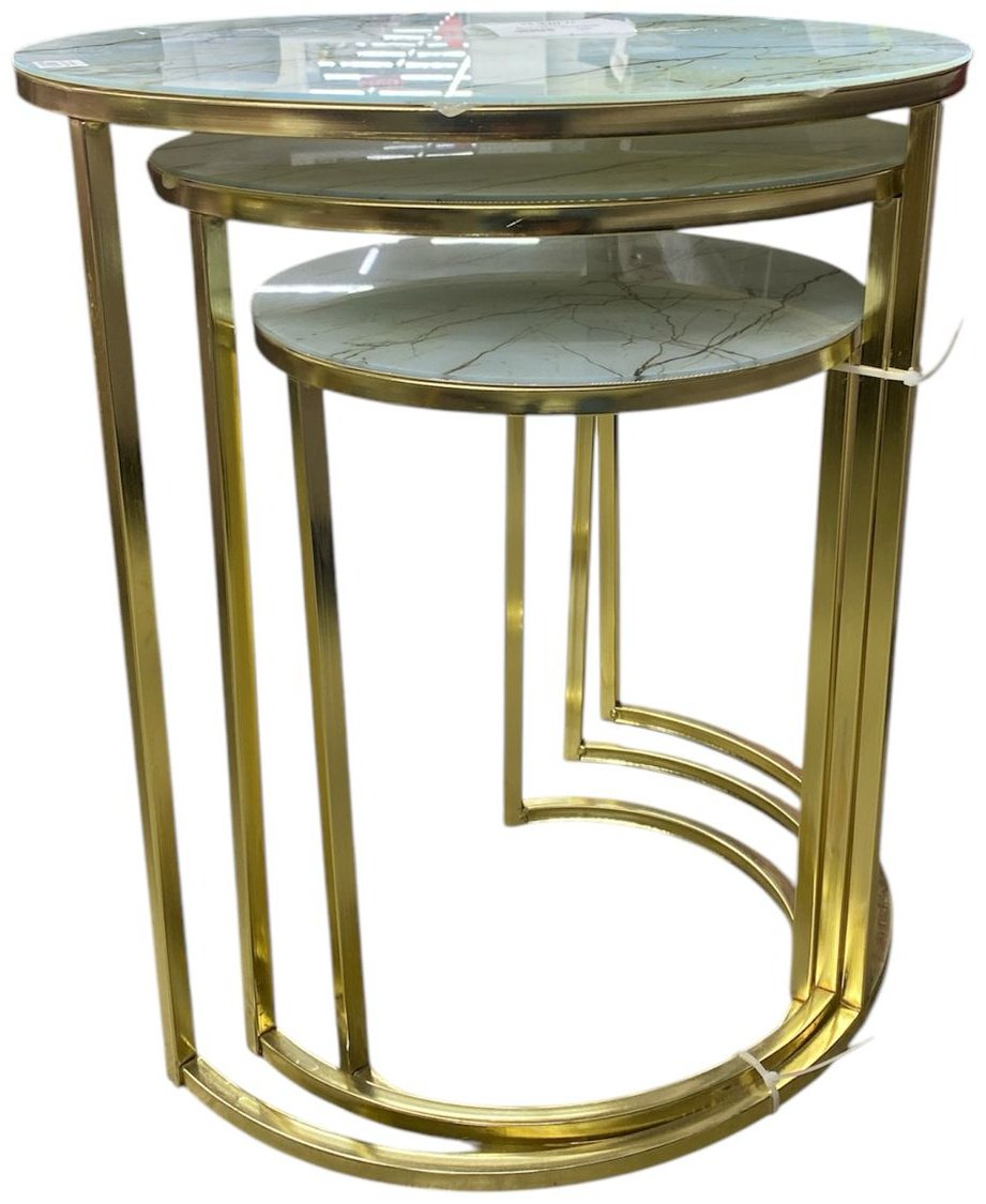 Журнальный столик ZETA Zigon 88, 50x50x58 см, золотой купить,NaN