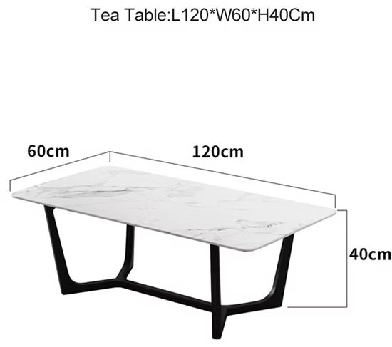 Журнальный столик С840, 120x60x42.5 см, белый купить,NaN