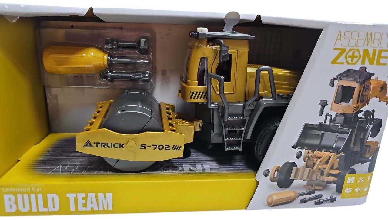 Спецтехника ASSEMBLY Спецтехника HW22128301, пластик, желтый купить,NaN