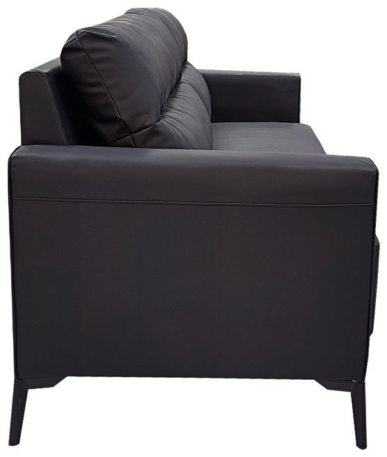Диван ZETA A08B, 187х77 см, обивка экокожа (искусственная кожа), черный купить,NaN