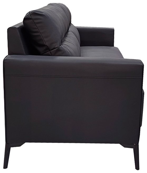 Диван ZETA A08B, 187х77 см, обивка экокожа (искусственная кожа), черный купить,NaN