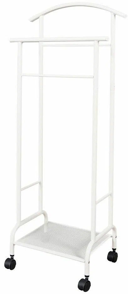 Вешалка напольная ЗМИ ВКР2МБ, металл, 47x114 см, белый купить,NaN