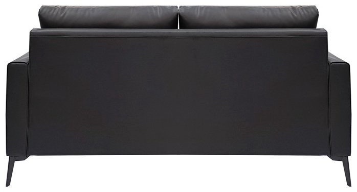 Диван ZETA A08B, 187х77 см, обивка экокожа (искусственная кожа), черный купить,NaN
