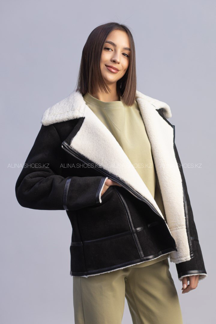 Дубленка alinashoes черный купить,NaN