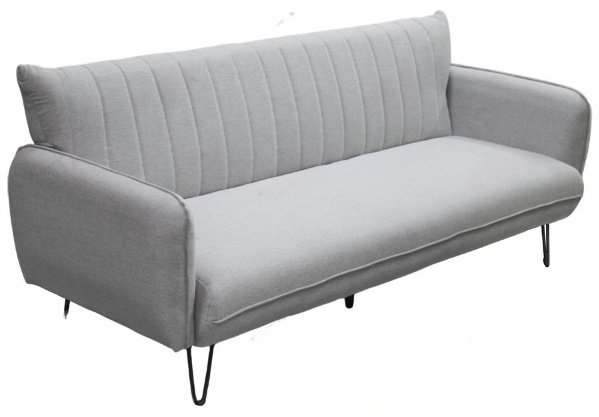Диван ZETA ZY-1562, 200х110 см, обивка ткань, серый купить,NaN