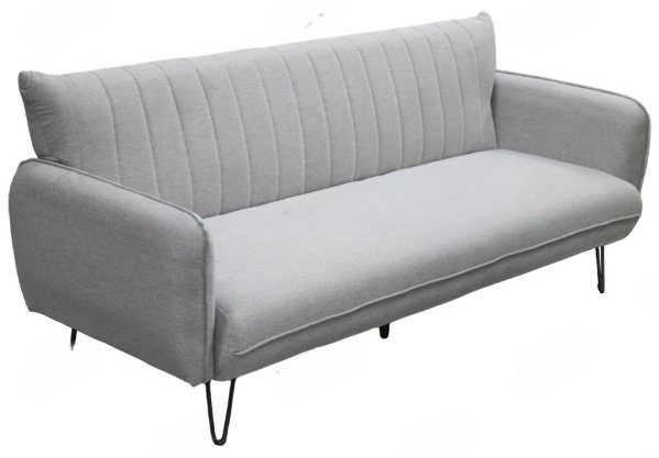 Диван ZETA ZY-1562, 200х110 см, обивка ткань, серый купить,NaN
