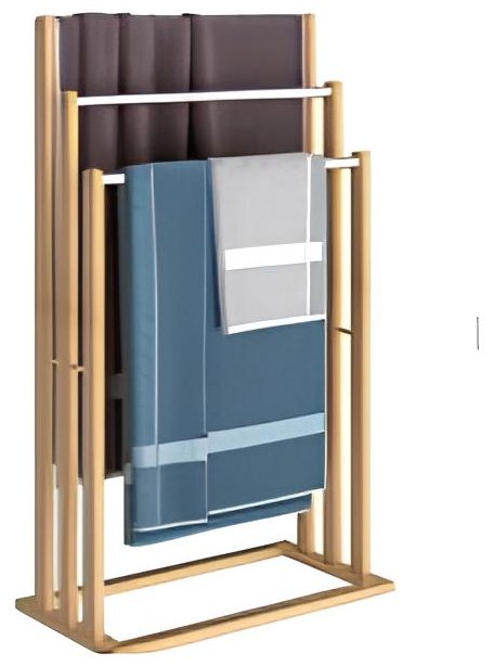 Вешалка напольная KJB07, дерево, 50x81 см, коричневый купить,NaN