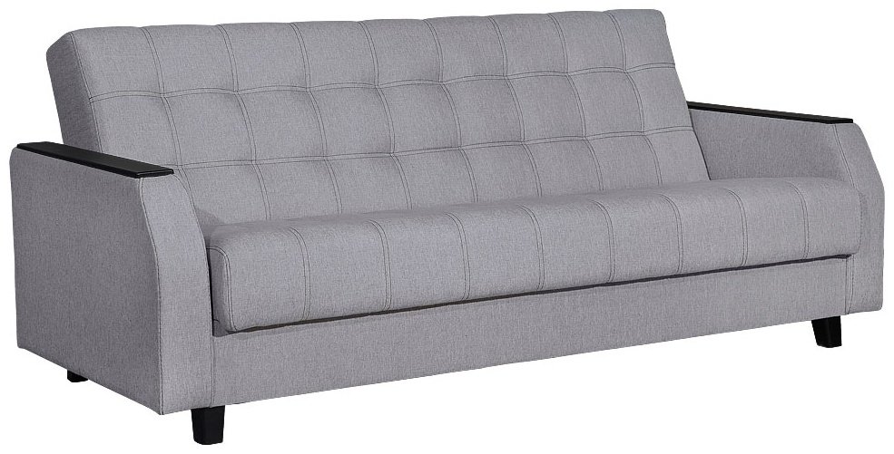 Диван ZETA Феникс, 225х90 см, обивка ткань, серый купить,NaN