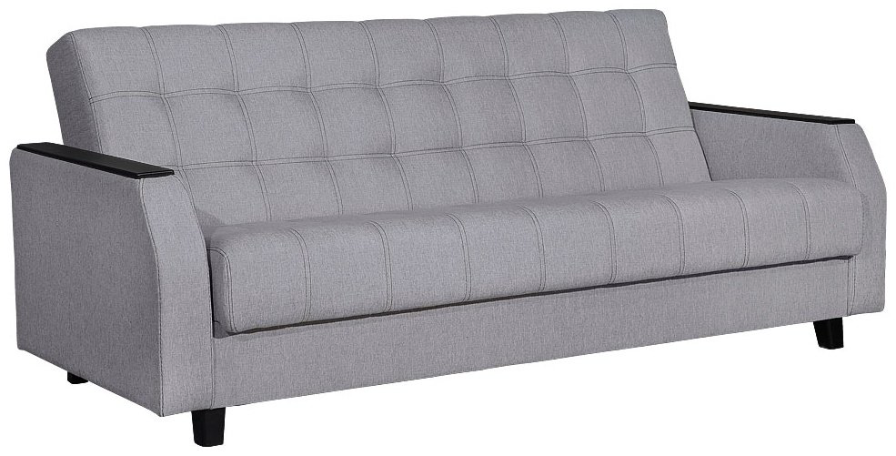 Диван ZETA Феникс, 225х90 см, обивка ткань, серый купить,NaN