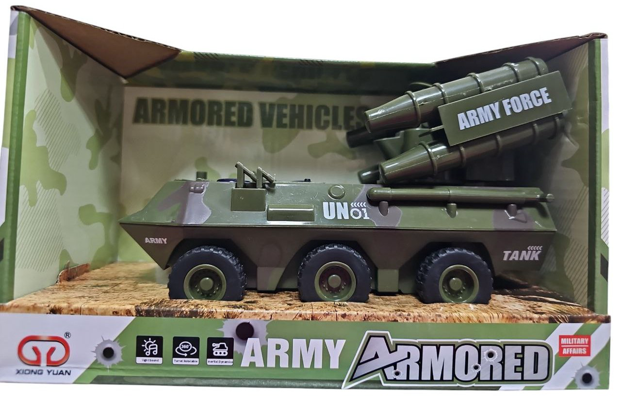 Военная техника Xiong Yuan Военная машинка HW23185803, пластик, темно-зеленый купить,NaN