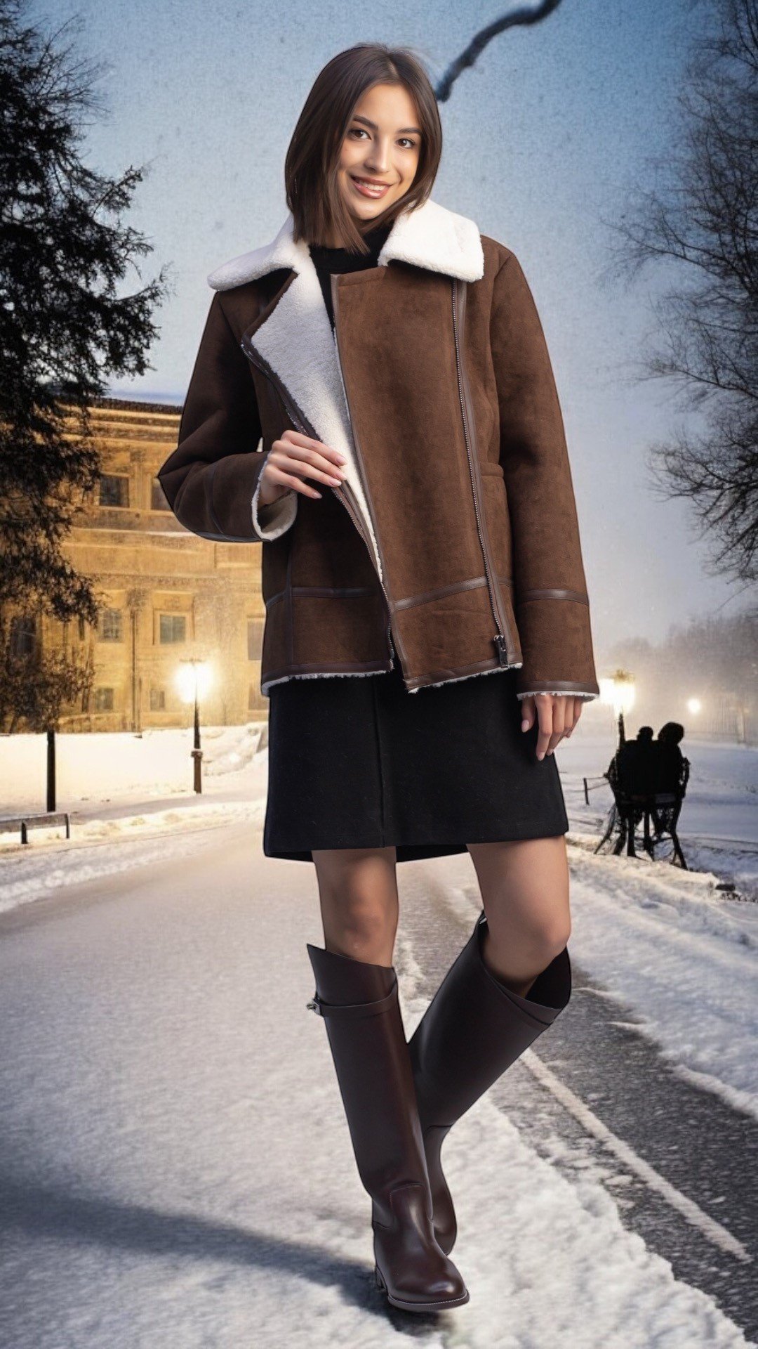 Дубленка alinashoes бронзовый купить,NaN
