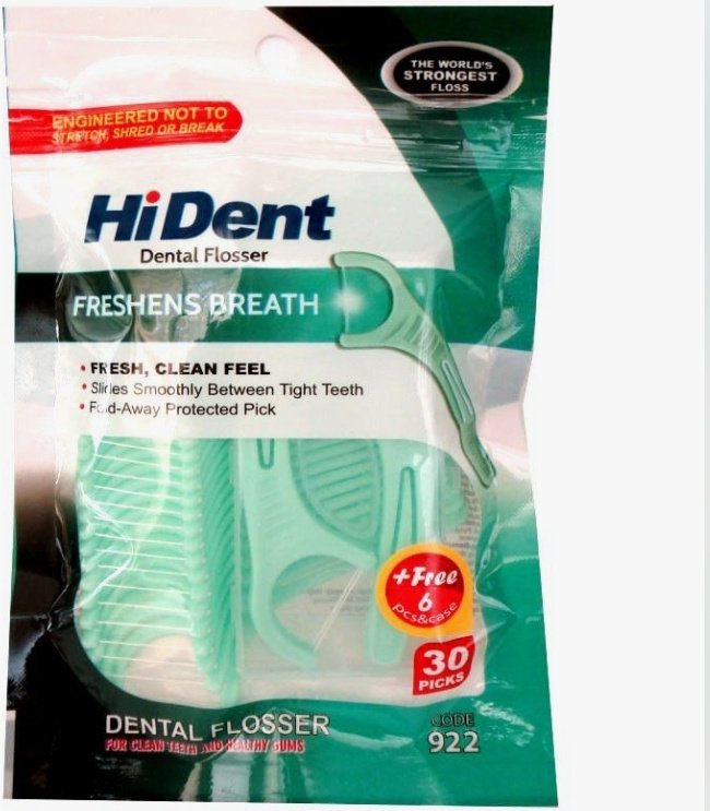 Зубная нить Hi Dent Freshens Breath флоссер 36 шт купить,NaN