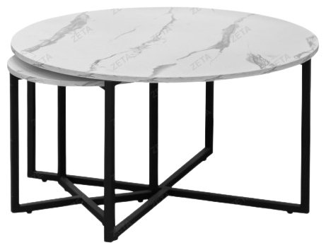 Стол классический CT8040, 80x80x43.5 см, белый, черный купить,NaN