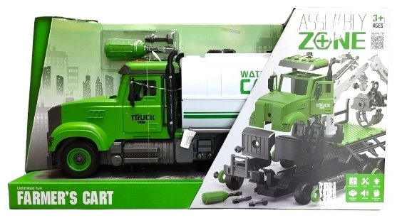 ASSEMBLY farmers car YW9073C, пластик, зеленый купить,NaN