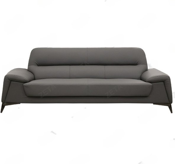 Диван ZETA SF-076, 220х50 см, обивка экокожа (искусственная кожа), серый купить,NaN