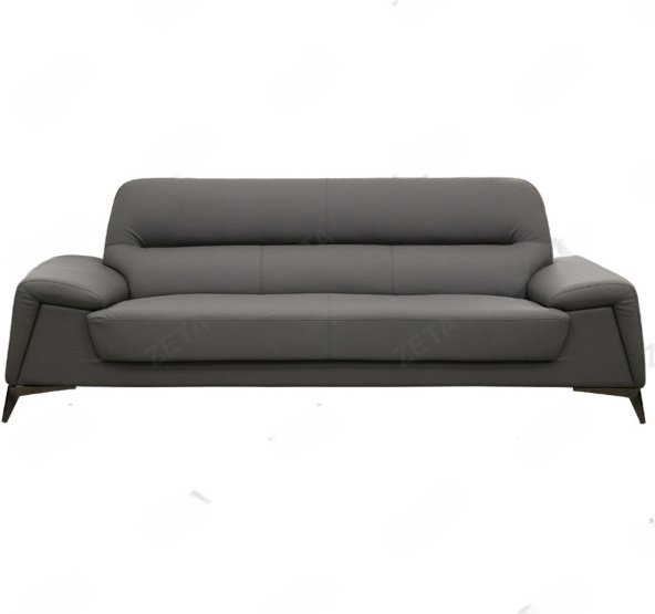 Диван ZETA SF-076, 220х50 см, обивка экокожа (искусственная кожа), серый купить,NaN