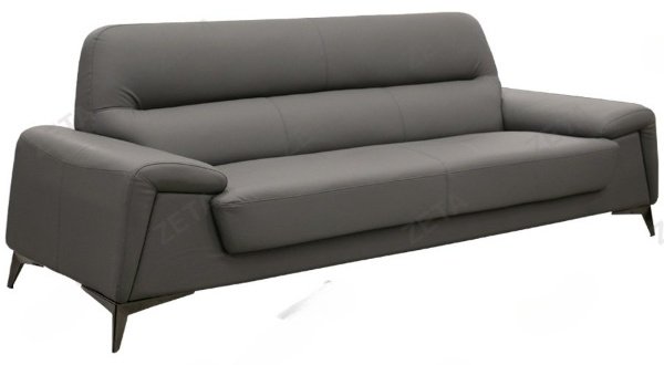 Диван ZETA SF-076, 220х50 см, обивка экокожа (искусственная кожа), серый купить,NaN