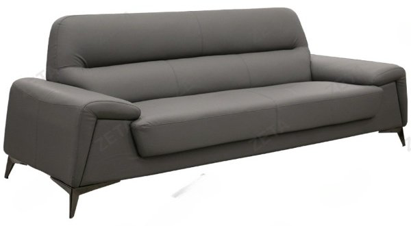 Диван ZETA SF-076, 220х50 см, обивка экокожа (искусственная кожа), серый купить,NaN
