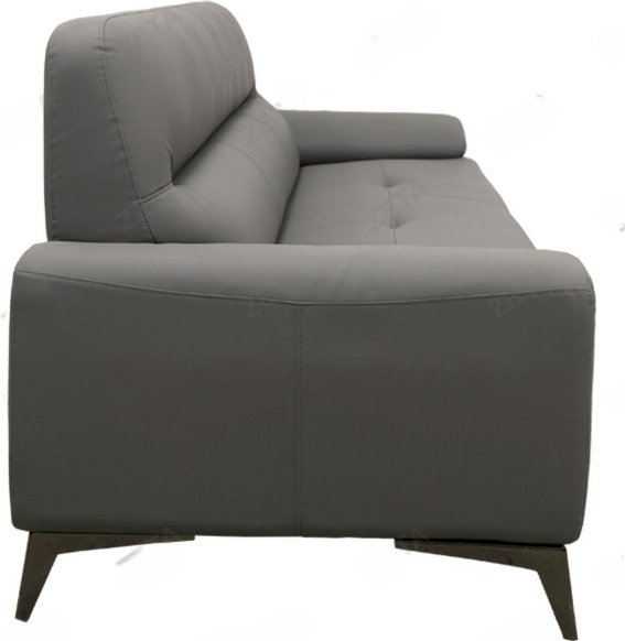 Диван ZETA SF-076, 220х50 см, обивка экокожа (искусственная кожа), серый купить,NaN