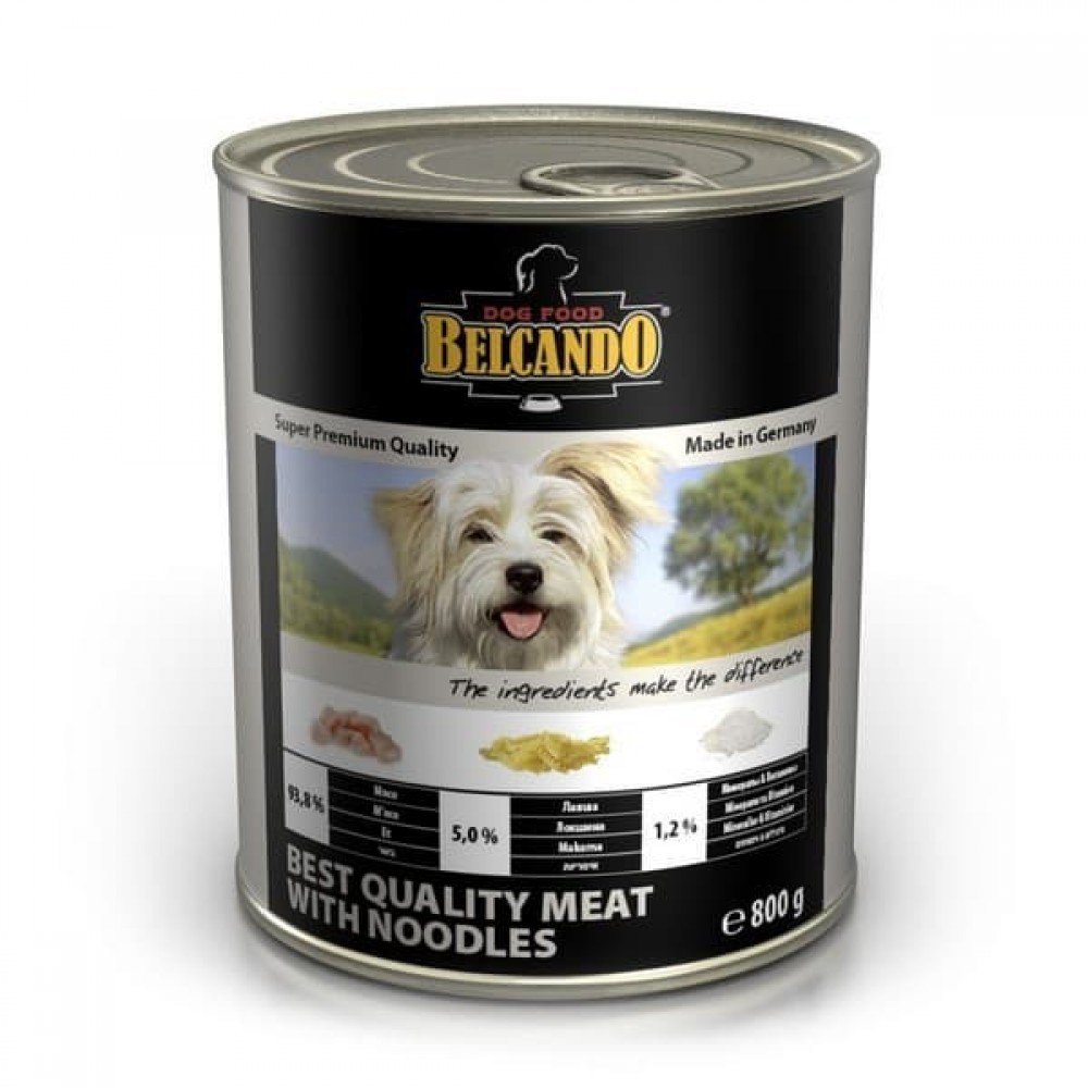 Консервы Belcando Best Quality meat w noodle 800гр влажный корм,телятина с лапшой купить,NaN