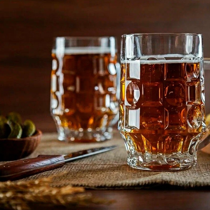 Набор кружек для пива Pasabahce 500 мл, стекло, 2 шт купить,NaN