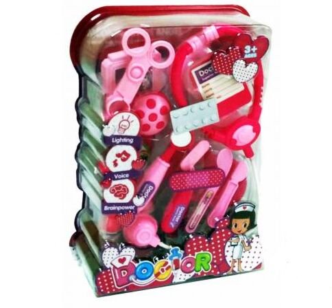 Игровой набор Besty Доктор со светом и звуком в коробке 8604D-1 розовый купить,NaN