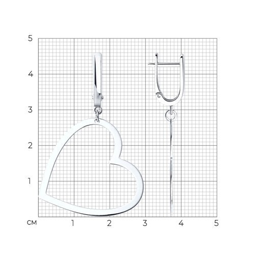 Серьги Diamant 94-121-01440-1 3,44гр. купить,NaN
