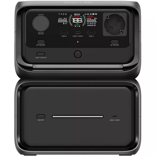 Портативная зарядная станция EcoFlow RIVER 3 Max Plus EU 858W/h Black