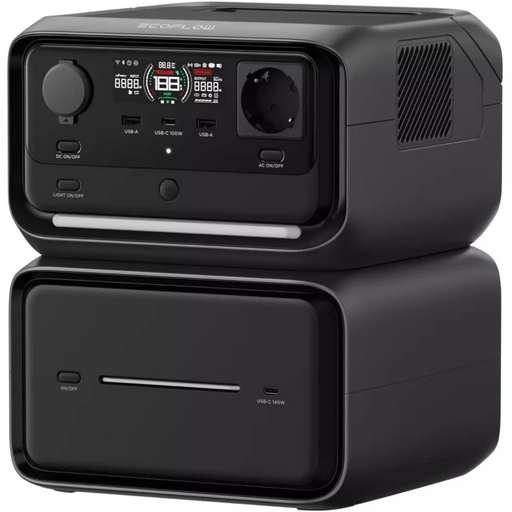 Портативная зарядная станция EcoFlow RIVER 3 Max Plus EU 858W/h Black