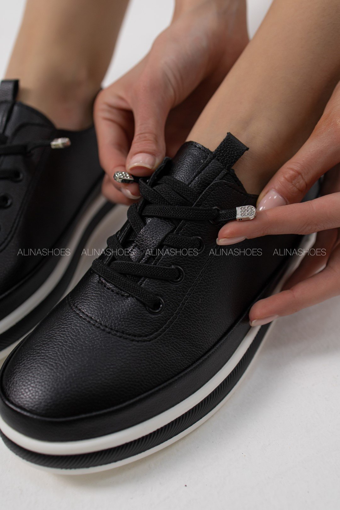 Кеды alinashoes черный купить,NaN