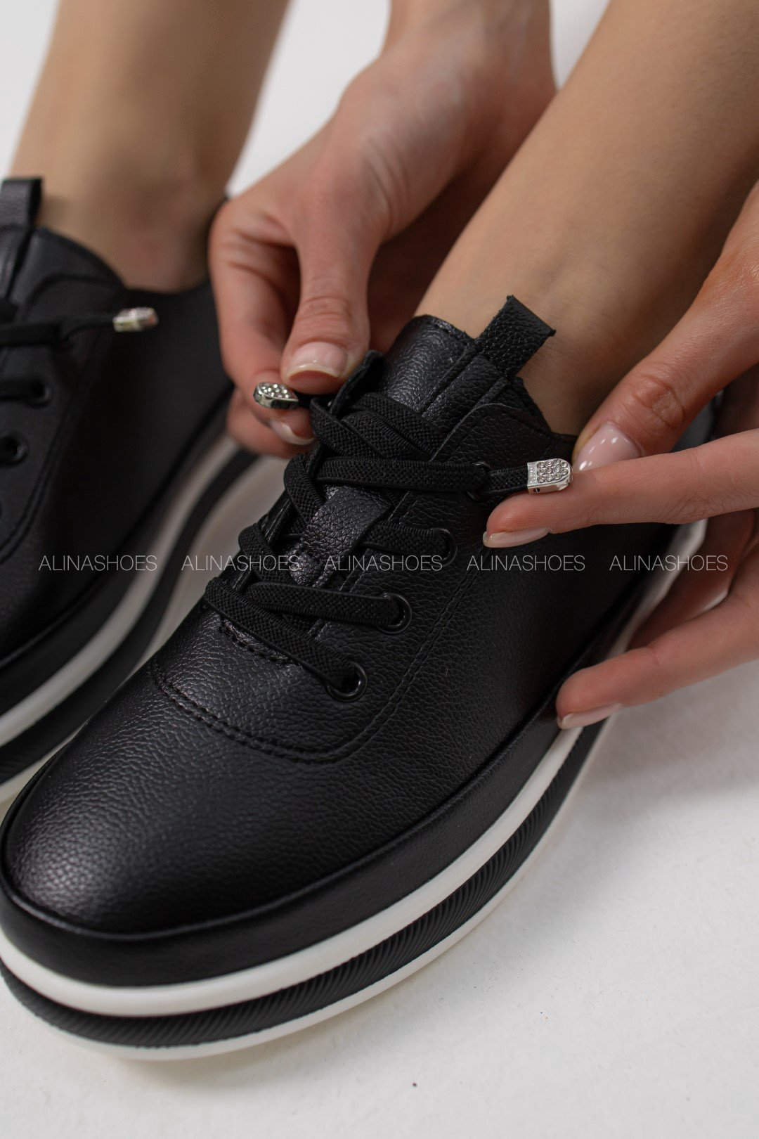 Кеды alinashoes черный купить,NaN