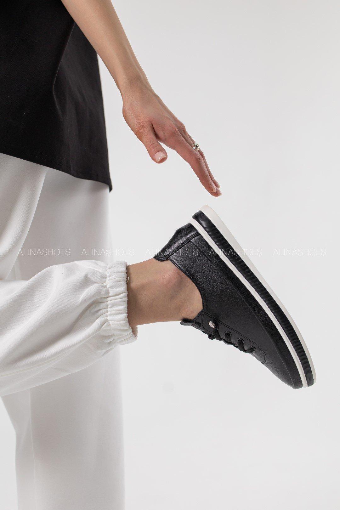 Кеды alinashoes черный купить,NaN