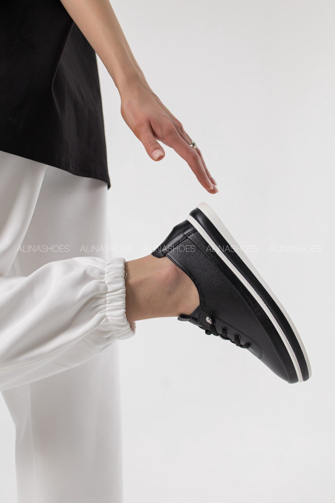 Кеды alinashoes черный купить,NaN