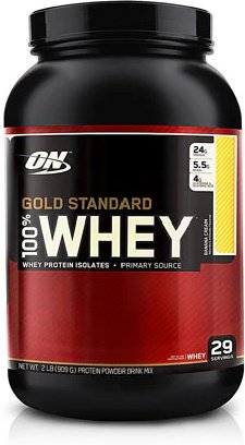 Протеин Optimum Nutrition 100% Whey Gold Standard 2 lbs банан 0,9 кг