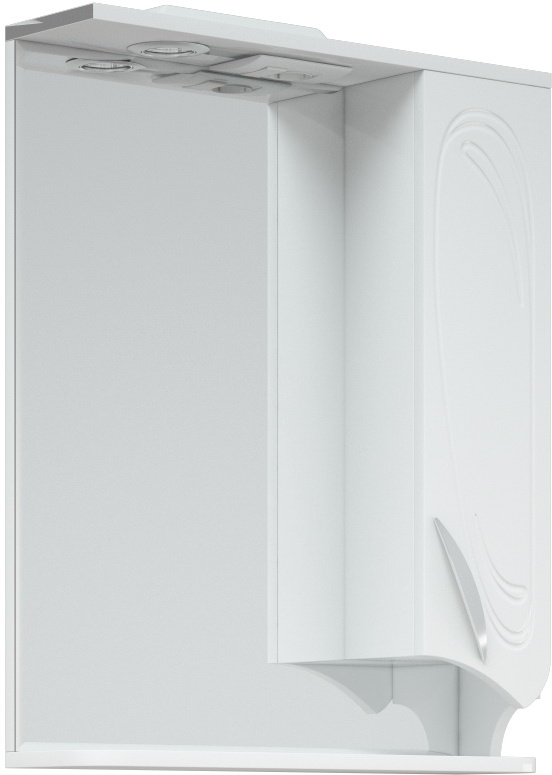 Шкаф зеркальный Corozo Кентис 60С K501313 белый купить,NaN