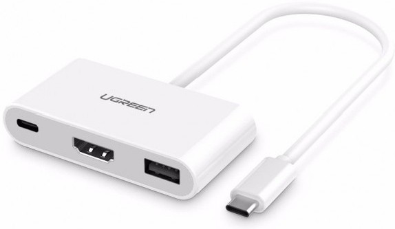 Переходник Ugreen 30377 TypeC to HDMI белый