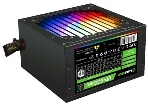 Блок питания Game Max VP-600-RGB 600W купить,28490