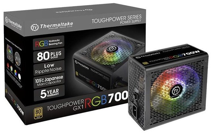 Блок питания Thermaltake Toughpower GX1 RGB 700 Вт купить,NaN