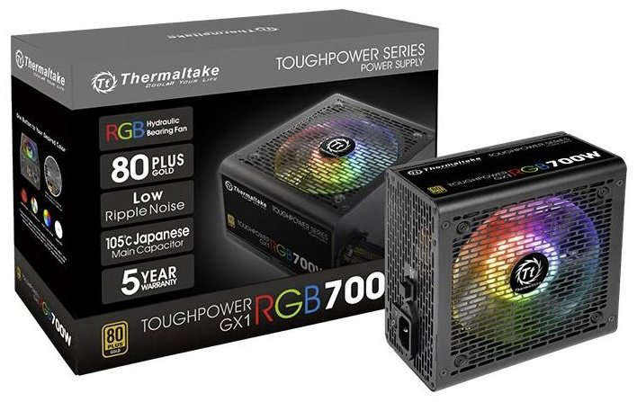 Блок питания Thermaltake Toughpower GX1 RGB 700 Вт купить,NaN