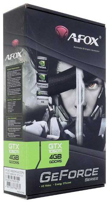 Видеокарта AFOX Afox GTX 1050 Ti (AF1050TI-4096D5H5-V8) 4 Гб купить,NaN