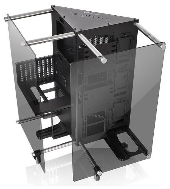 Корпус Thermaltake Core P90 TG Edition черный купить,NaN