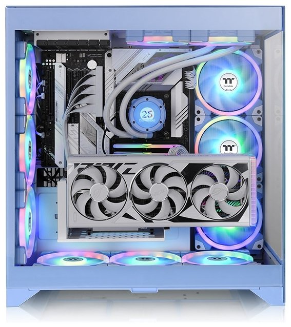 Корпус Thermaltake CTE E600 MX Hydrangea Blue CA-1Y3-00MFWN-00 голубой купить,NaN