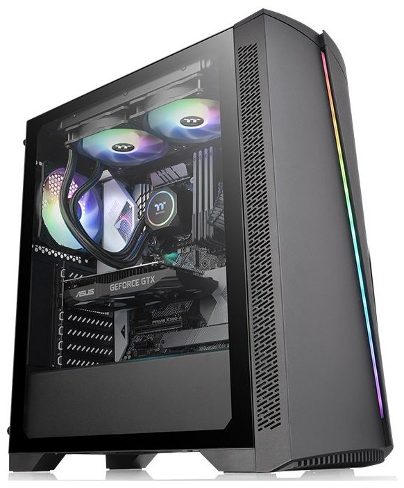 Корпус Thermaltake H350 TG RGB черный купить,32383