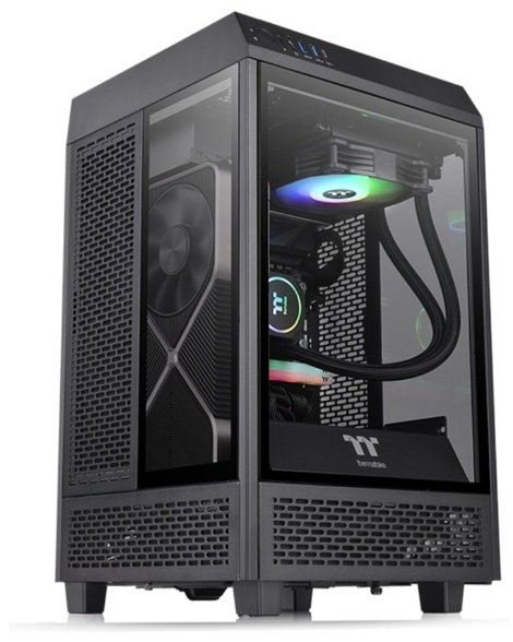 Корпус Thermaltake The Tower 100 CA-1R3-00S1WN-00 черный