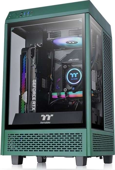 Корпус Thermaltake The Tower 100 CA-1R3-00SCWN-00 зеленый