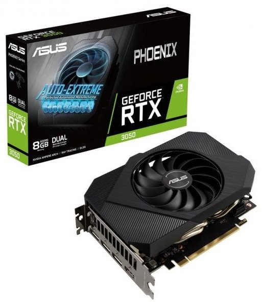 Видеокарта ASUS Phoenix GeForce RTX 3050 PH-RTX3050-8G 8 ГБ купить,NaN